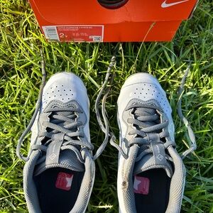 Nike Kids Sneakers Gray with White Accents